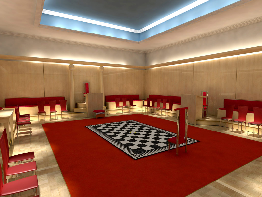 Visualisation of Masonic Lodge in Manchester city centre for Baxters Architects